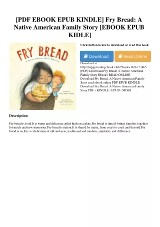 [PDF EBOOK EPUB KINDLE] Fry Bread A Native American Family Story [EBOOK EPUB KID