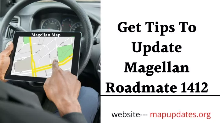 get tips to update magellan roadmate 1412