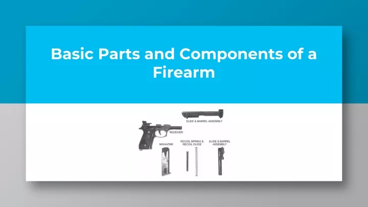 basic parts and components of a firearm