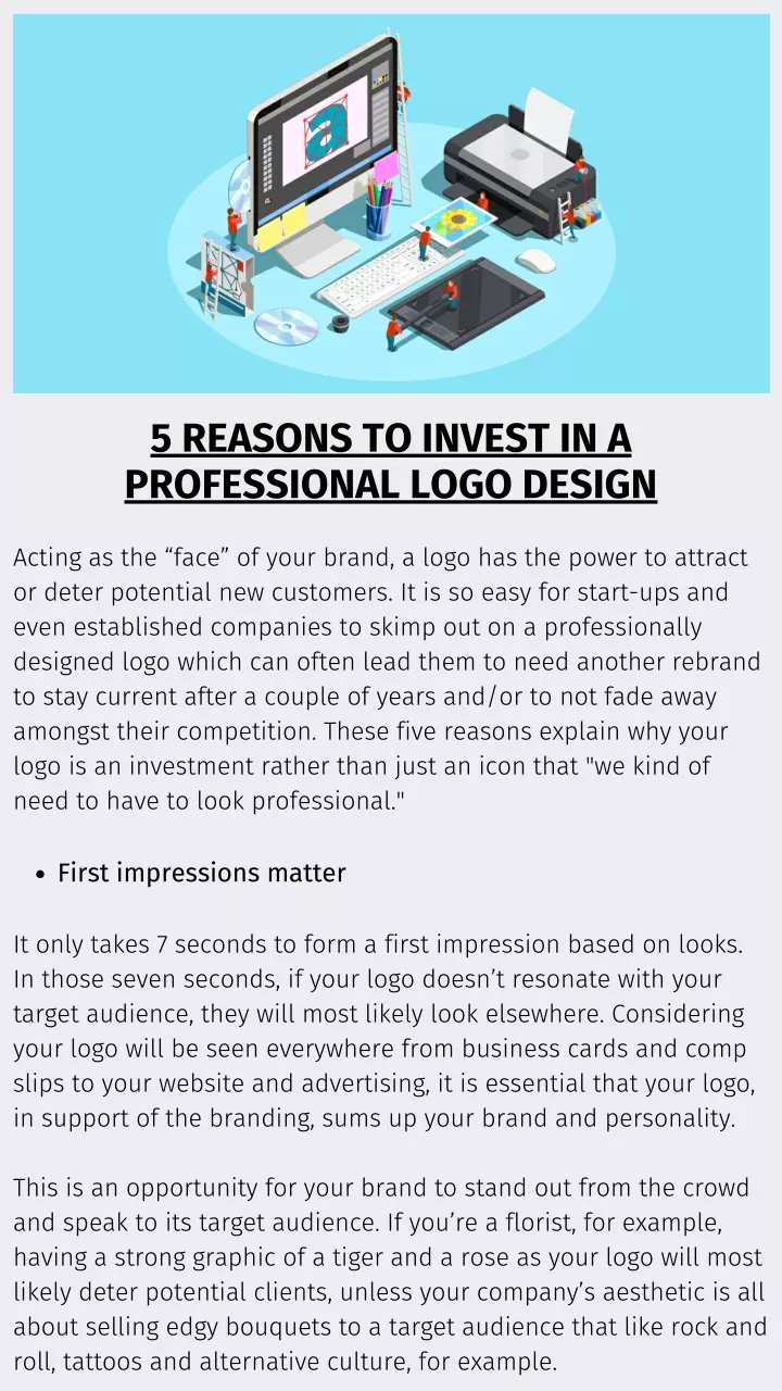 5 reasons to invest in a professional logo design