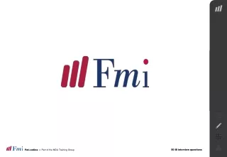 50-Investment Banking-interview-questions- FMI Online