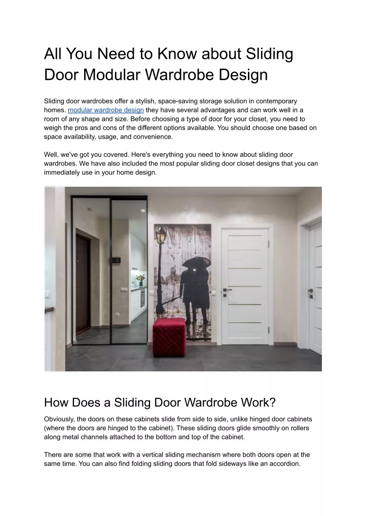all you need to know about sliding door modular