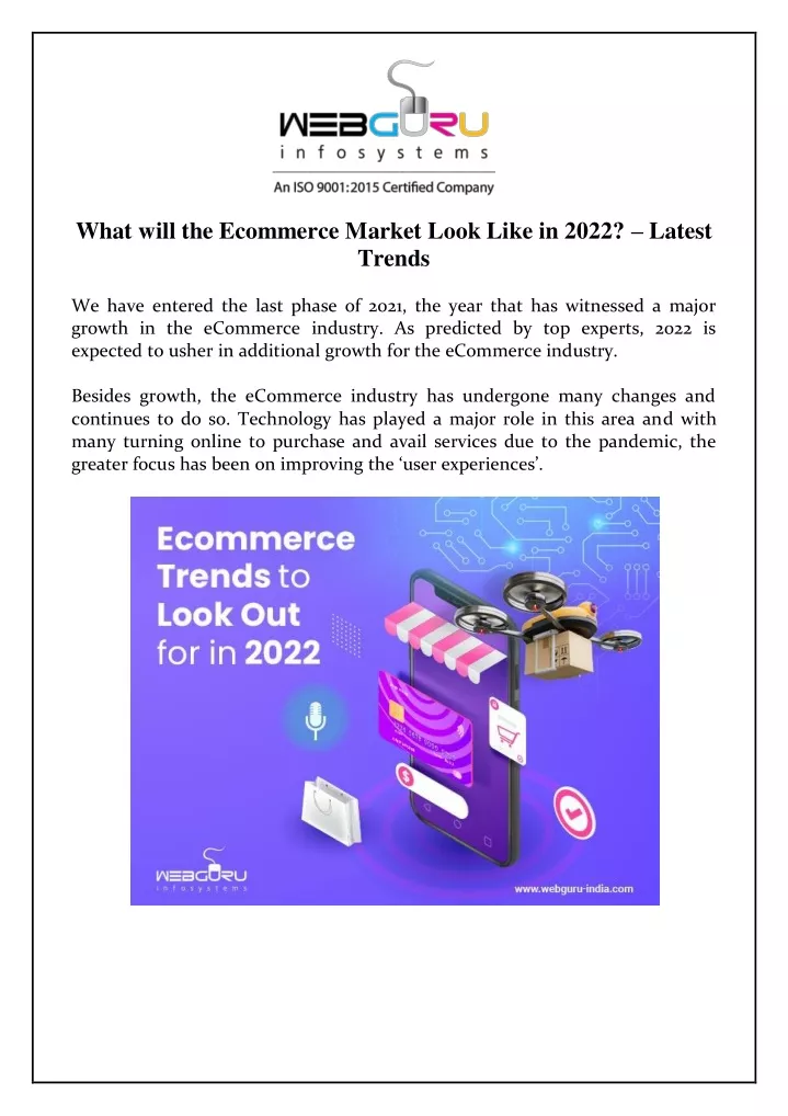 what will the ecommerce market look like in 2022
