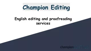 champion editing