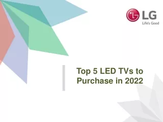 Top 5 LED TVs to Purchase in 2022