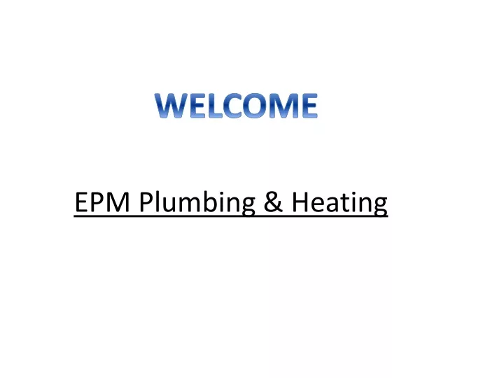 epm plumbing heating