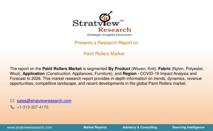 presents a research report on paint rollers market