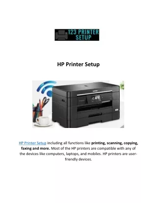 HP Printer Setup