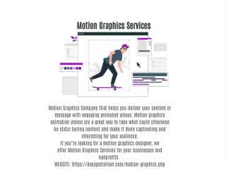 motion graphics services