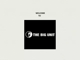 welcome to