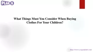 what things must you consider when buying clothes