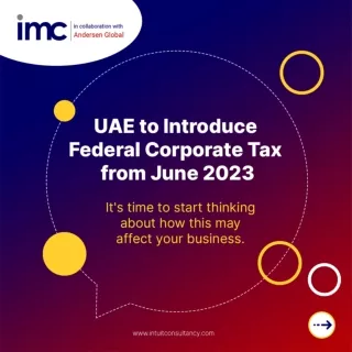 UAE Introduces Federal Corporate Income Tax from June 2023