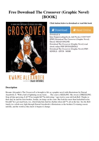 Free Download The Crossover (Graphic Novel) [BOOK]