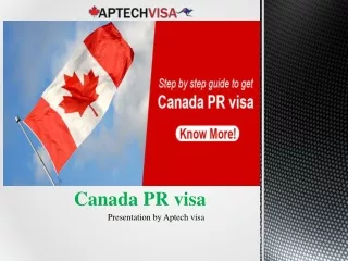 Apply for Canada PR Visa in 2022 - Aptech Visa
