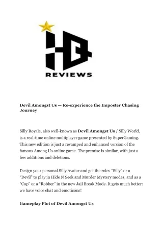 devil amongst us re experience the imposter