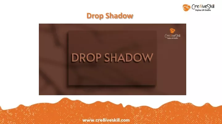 drop shadow