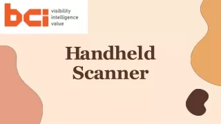 h a n d h e l d scanner