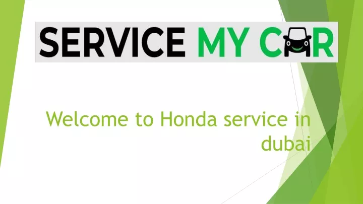 welcome to honda service in dubai
