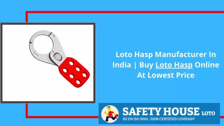 loto hasp manufacturer in india buy loto hasp
