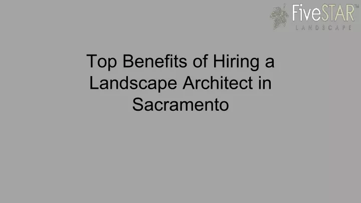 top benefits of hiring a landscape architect