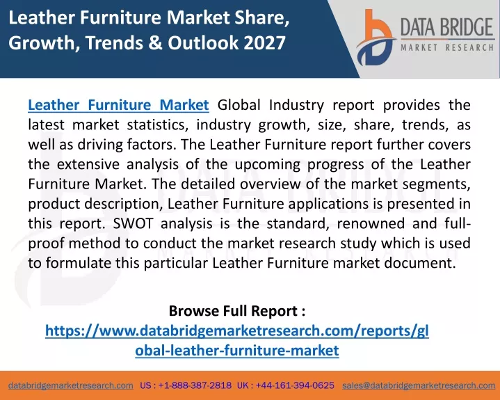 leather furniture market share growth trends