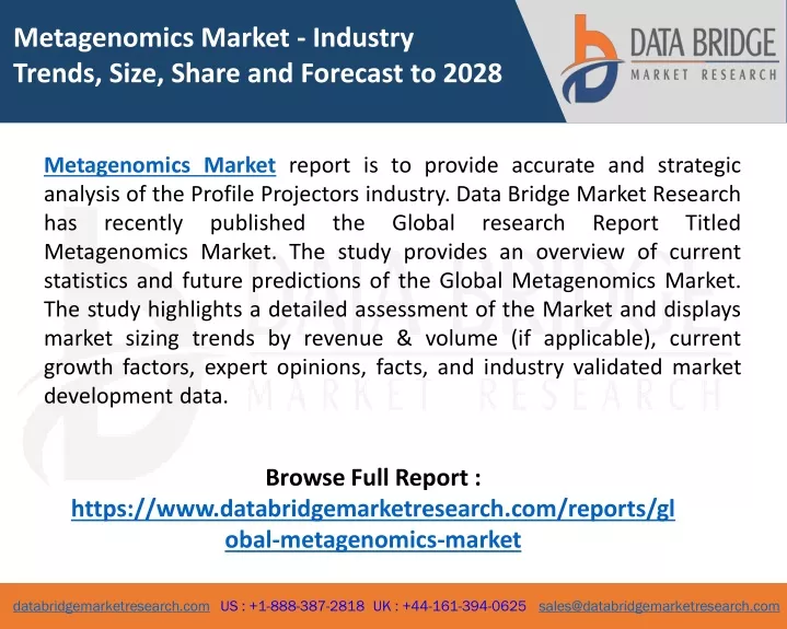 metagenomics market industry trends size share
