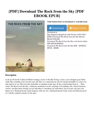[PDF] Download The Rock from the Sky [PDF EBOOK EPUB]