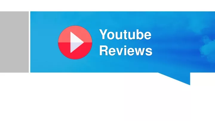 youtube reviews