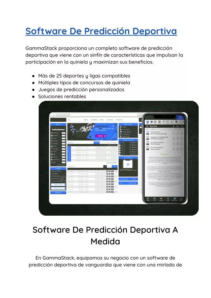 software de predicci n deportiva