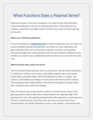 what what f functions unctions d does a