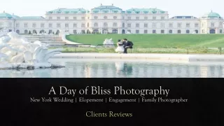 A Day of Bliss Photography - Client Reviews