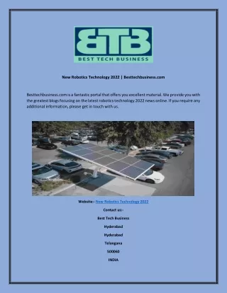 new robotics technology 2022 besttechbusiness com
