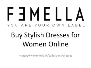Buy Stylish Dresses for Women Online