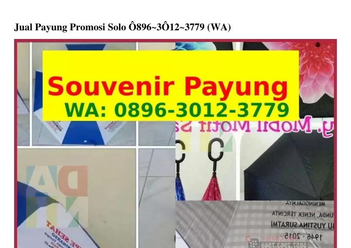 jual payung promosi solo 896 3 12 3779 wa