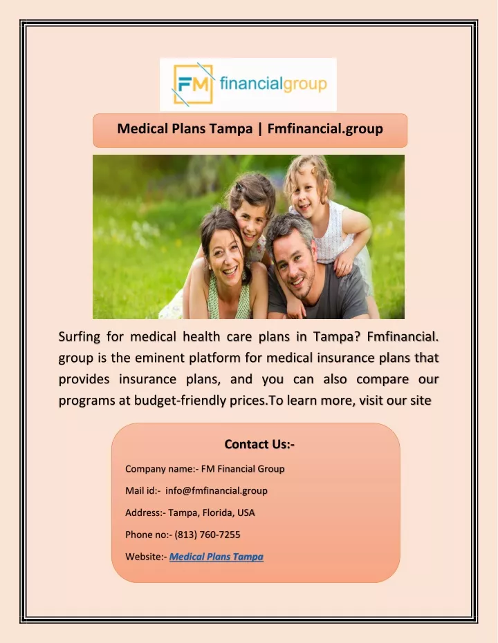 medical plans tampa fmfinancial group