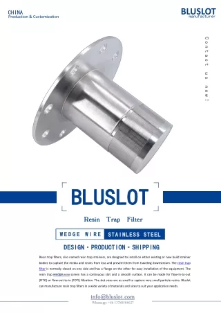 wastewater water self cleaning wedge wire filter