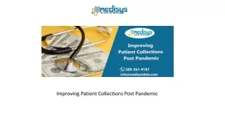 improving patient collections post pandemic