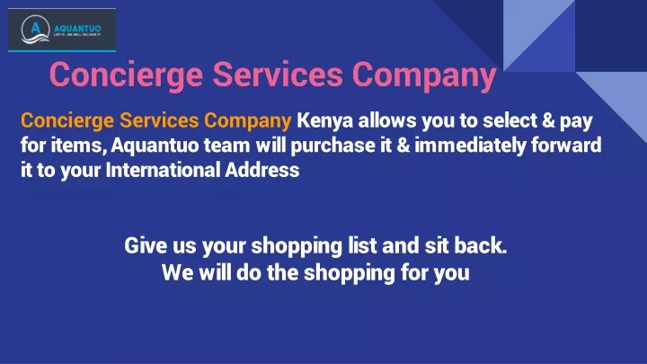 concierge services company