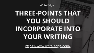 write edge