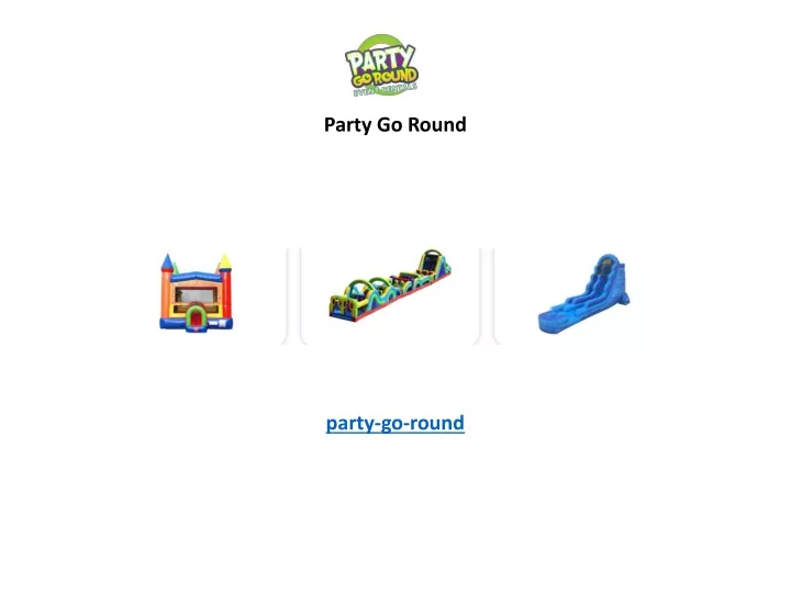 party go round party go round