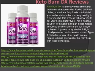 Keto Burn DX Reviews