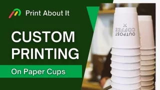 Custom Printed Cups
