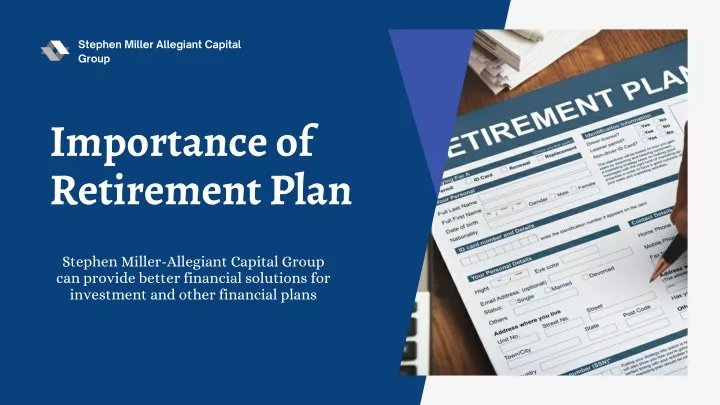 stephen miller allegiant capital group