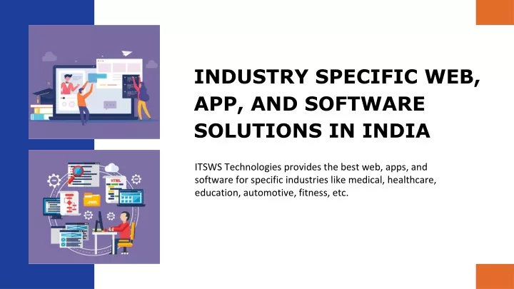 industry specific web app and software solutions in india