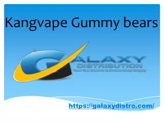kangvape gummy bears