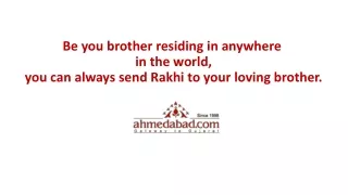 send Rakhi to your loving brother