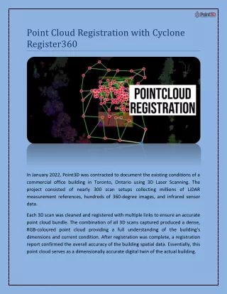 Point Cloud Registration with Cyclone Register360