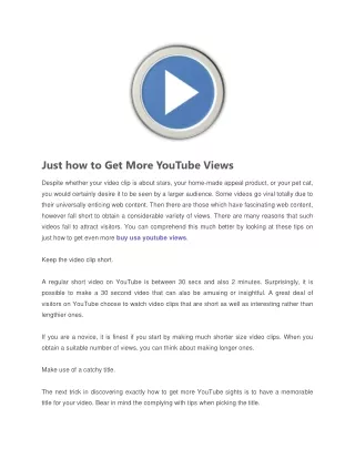buy youtube views usa