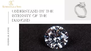 understand by the intensity of the diamond