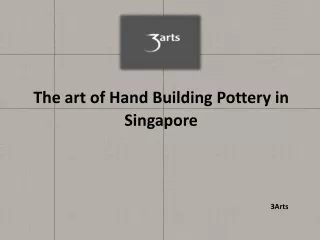 Hand Building Pottery in Singapore